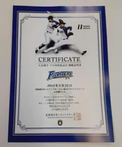 2026年最新】大谷 観戦証明書の人気アイテム - メルカリ