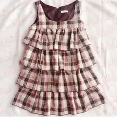 LIZLISA ハートエプロンジャンスカセットアップ グレー 地雷系 地雷