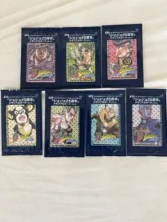 未開封】ジョジョの奇妙な冒険 25周年 メモリアルカード7種セット