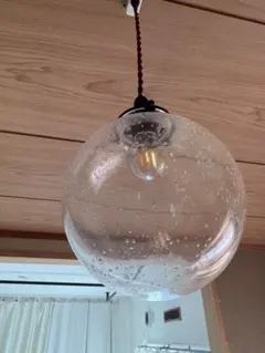 アンティーク 乳白色ガラスシェード ペンダントライト レトロ 大正