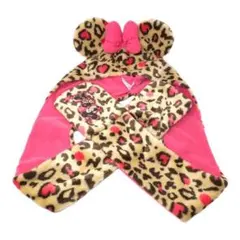 ヒョウ柄 マフラーキャップ ミニー ディズニー - メルカリ