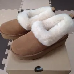 ☆新品☆ UGG もこもこスリッポン ニタ 茶色 サイズ5 22cm - メルカリ