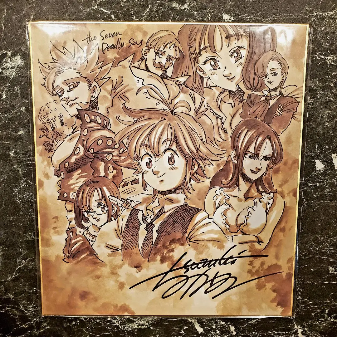 2026年最新】七つの大罪 サイン色紙の人気アイテム - メルカリ