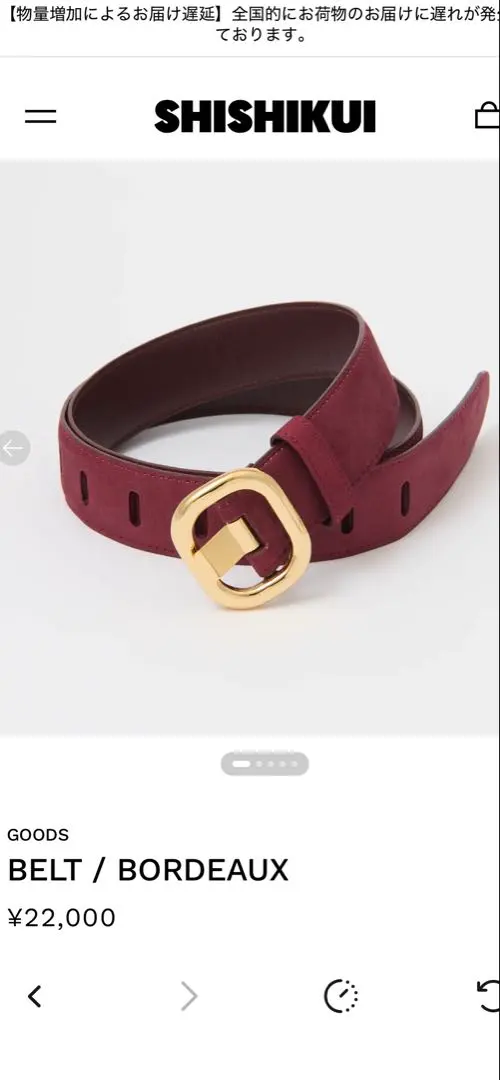 2026年最新】shishikui ベルトの人気アイテム - メルカリ