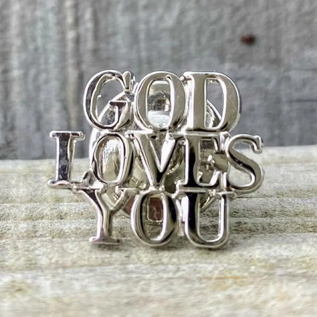 113 Tiffany Co. ティファニーGOD LOVES YOU ピン