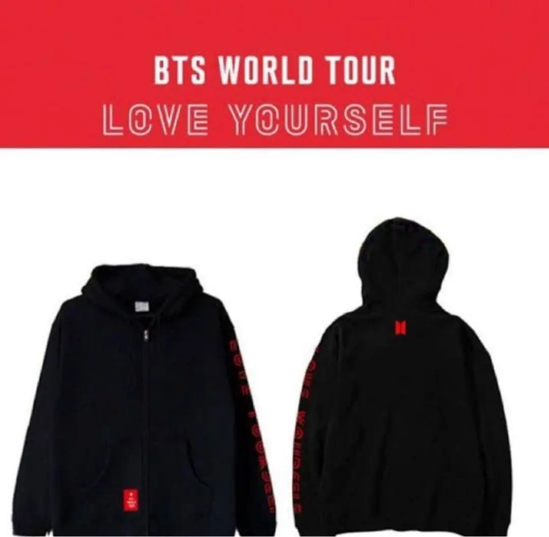 2026年最新】bts パーカー love yourselfの人気アイテム - メルカリ