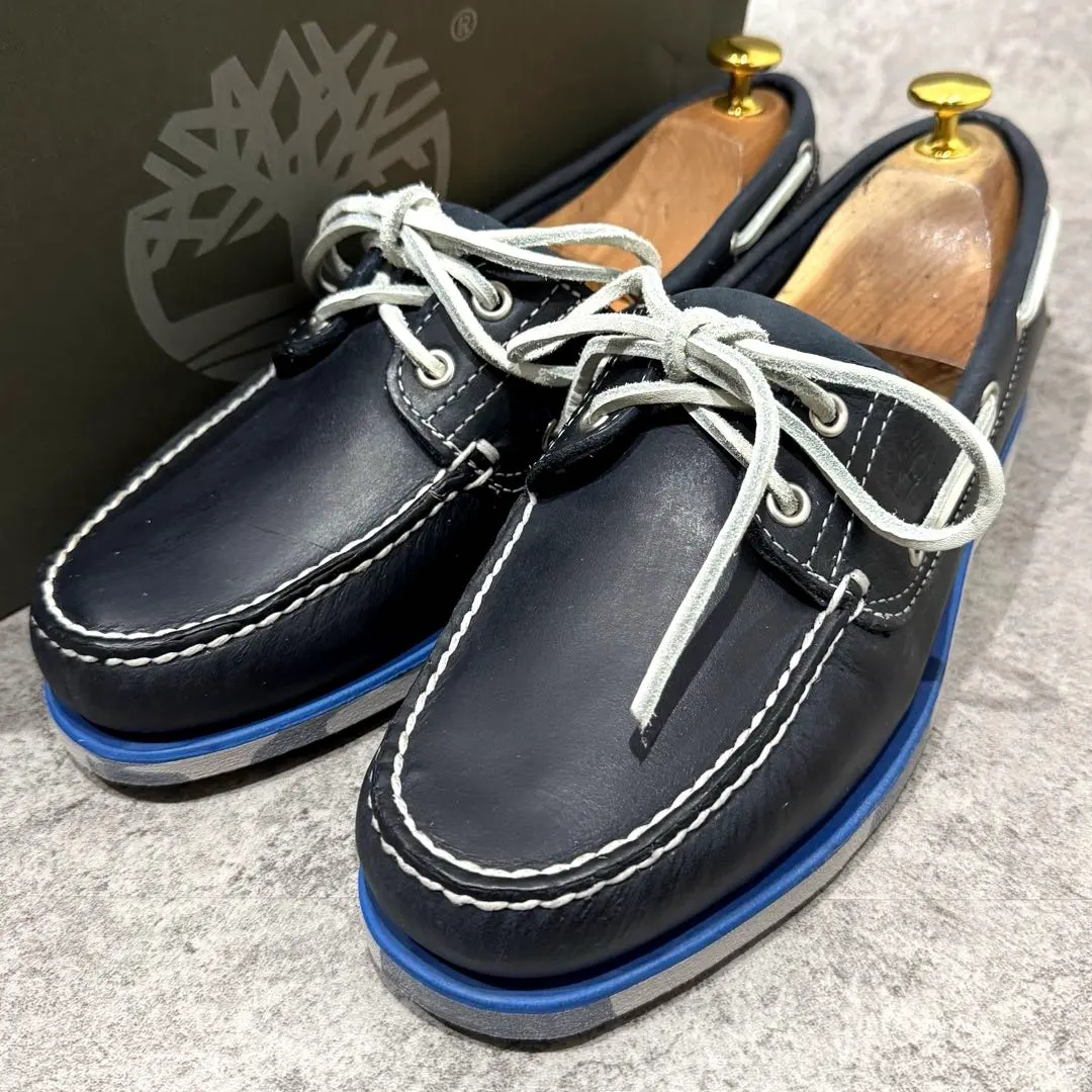 2026年最新】Timberland カラー：ネイビー系 モカシン・デッキシューズ