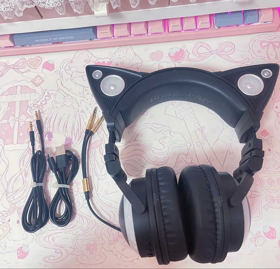 2026年最新】brookstone 猫耳ヘッドホンの人気アイテム - メルカリ