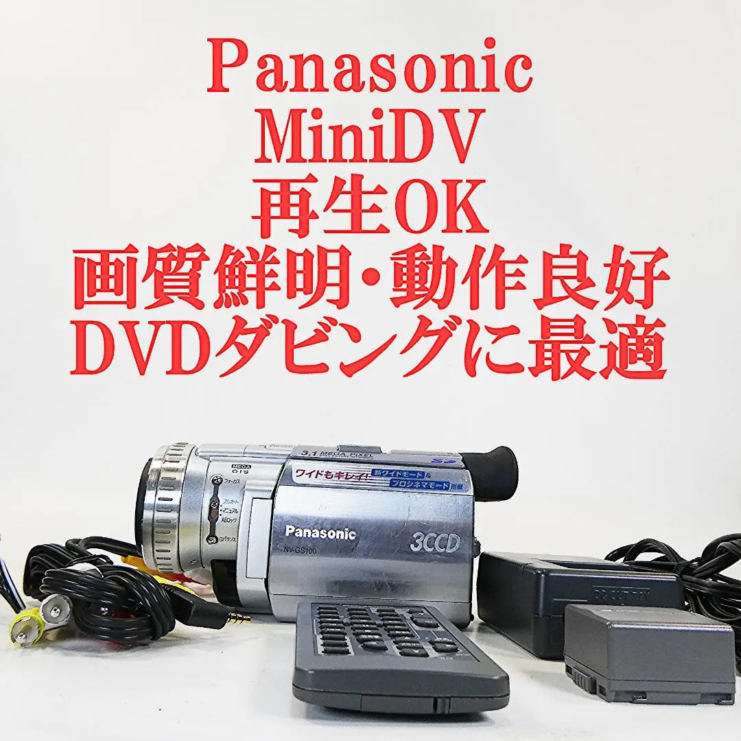 2026年最新】パナソニック Panasonic NV-GS5 MiniDV ビデオカメラ(中古