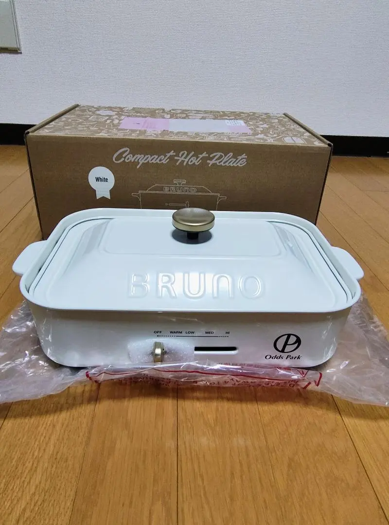 2026年最新】BRUNO コンパクトホットプレート ホワイト BOE021-WH(中古