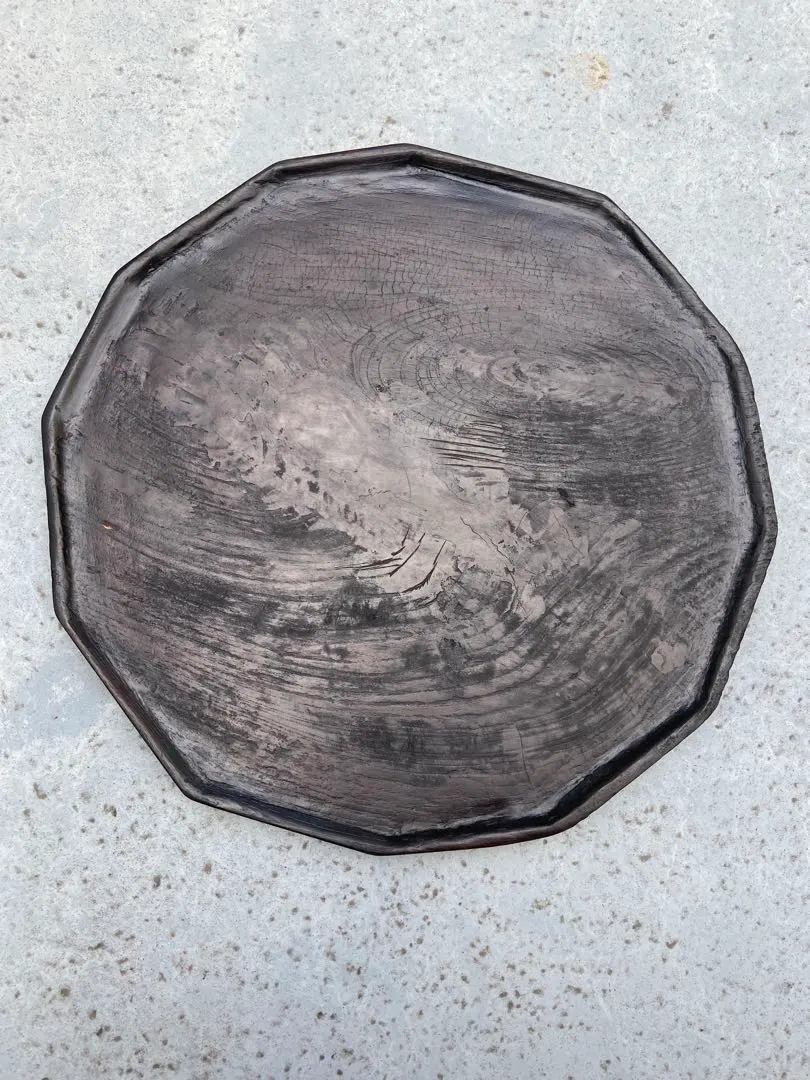 李朝十二角膳盆濟州島古木約250年前李朝木工‐ Mercari 日本最大二手
