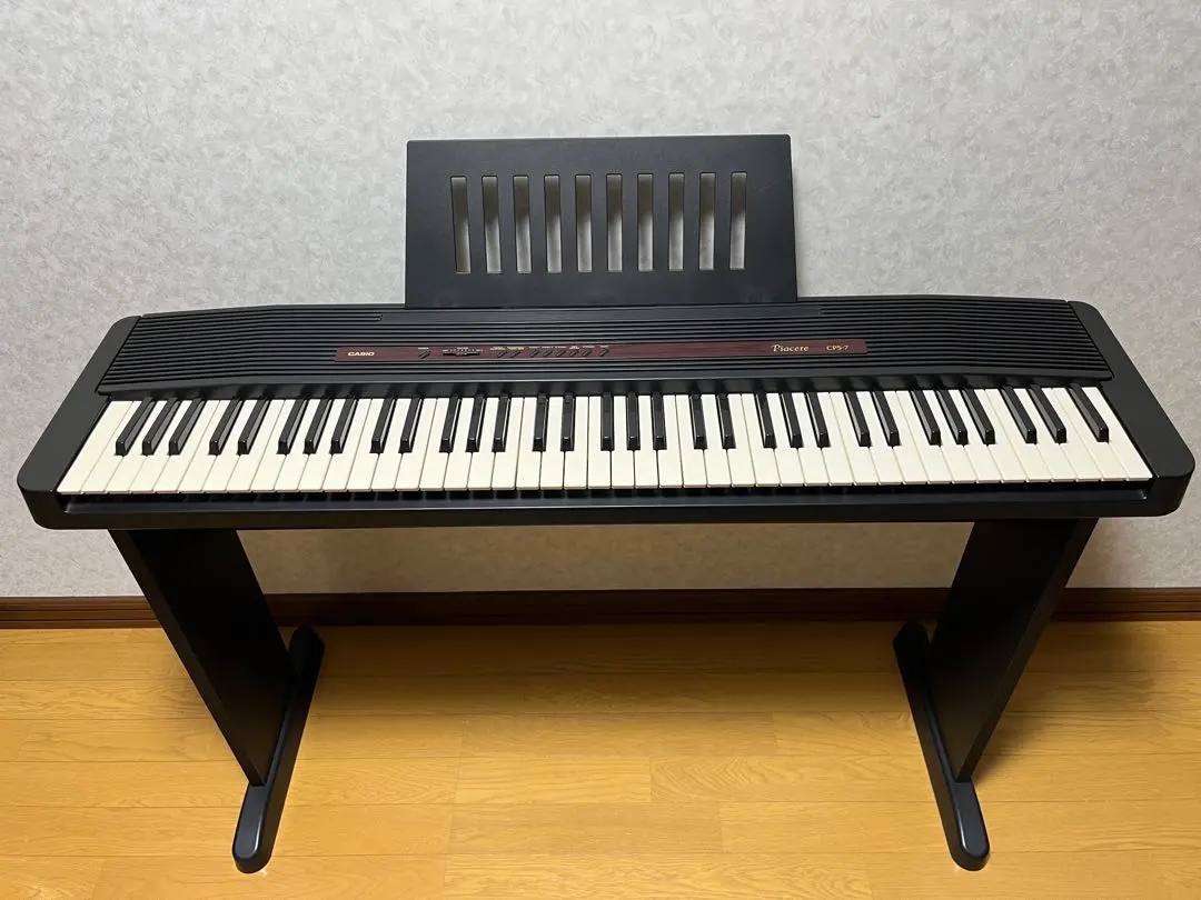 中古】CASIOPIACERECPS-7電子ピアノ 台付97年製