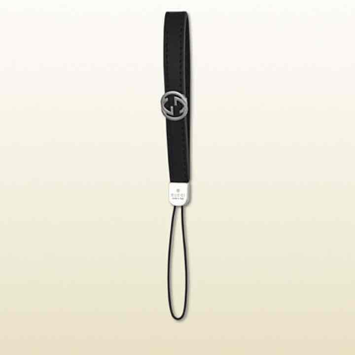 GUCCIキーホルダー GG keychain with Double G in black Supreme canvas | GUCCI® US