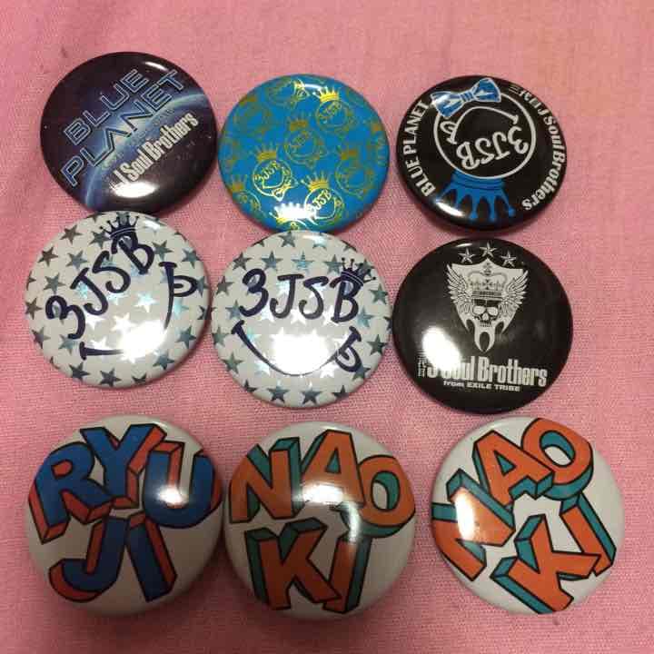 三代目BP缶バッチ 三代目 J SOUL BROTHERS PERFECT LIVE 缶バッジ(全30種のうち