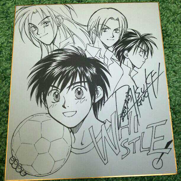 漫画   ホイッスル！   サイン Amazon.co.jp: ホイッスル三上亮 複製原画 クリアパネル装 : おもちゃ