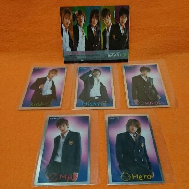 激レア★東方神起★SMART 韓国店舗★非売品名刺カードフルセット 東方神起 オフィシャルウェブサイト