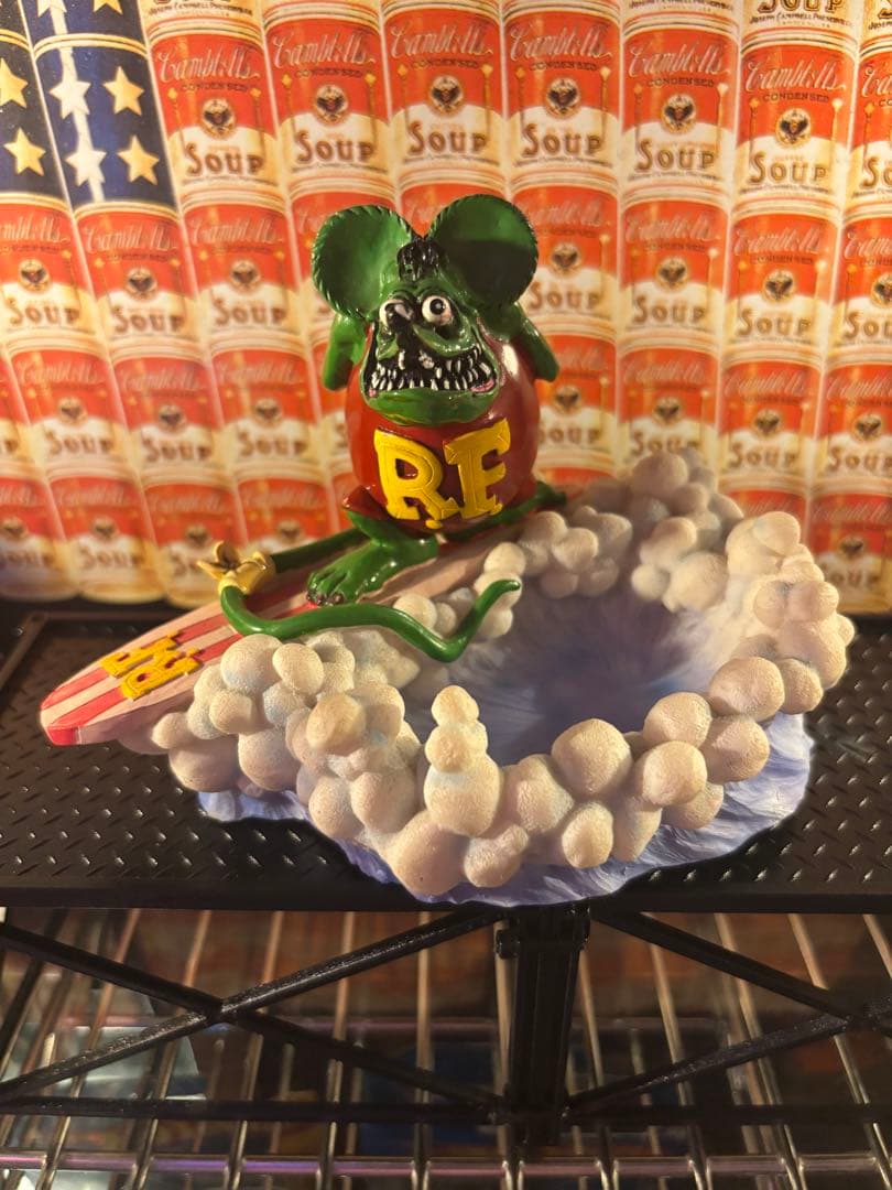 ☆超希少☆ラットフィンクサーフィンオブジェ☆