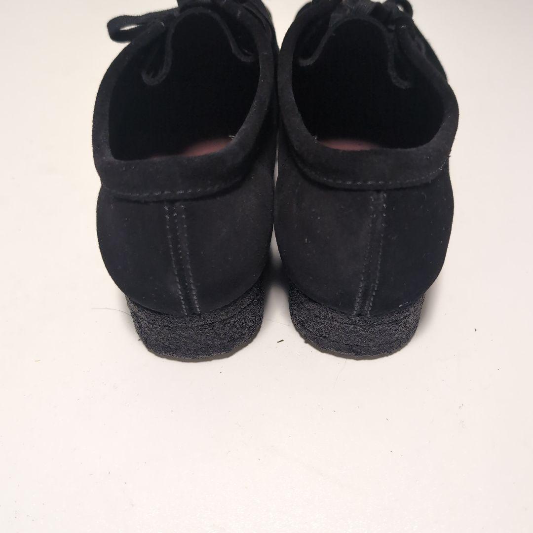【未使用】CLARKS ORIGINALs ワラビー　黒　スエード　26.5cm