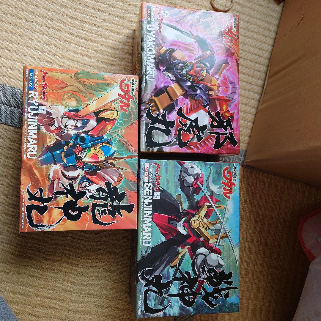 【未開封】PLAMAX 「魔神英雄伝ワタル」戦神丸/龍神丸/邪虎丸3点セット NEWS｜魔神英雄伝ワタル