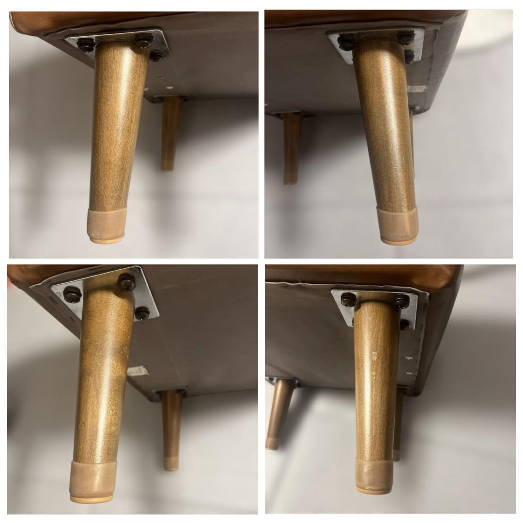 送料込】unicoウニコ MOLNモルン レザー オットマン