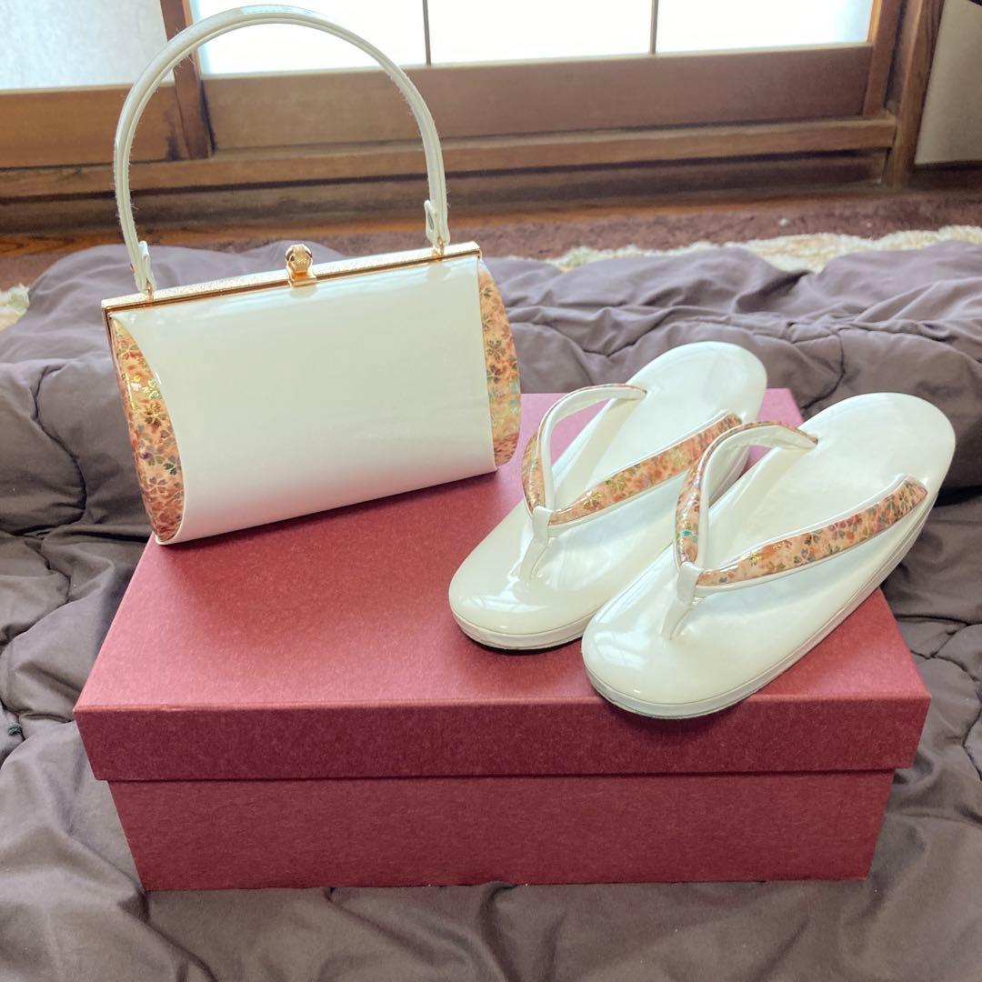 美品 一蔵 成人式草履バッグセット - メルカリ