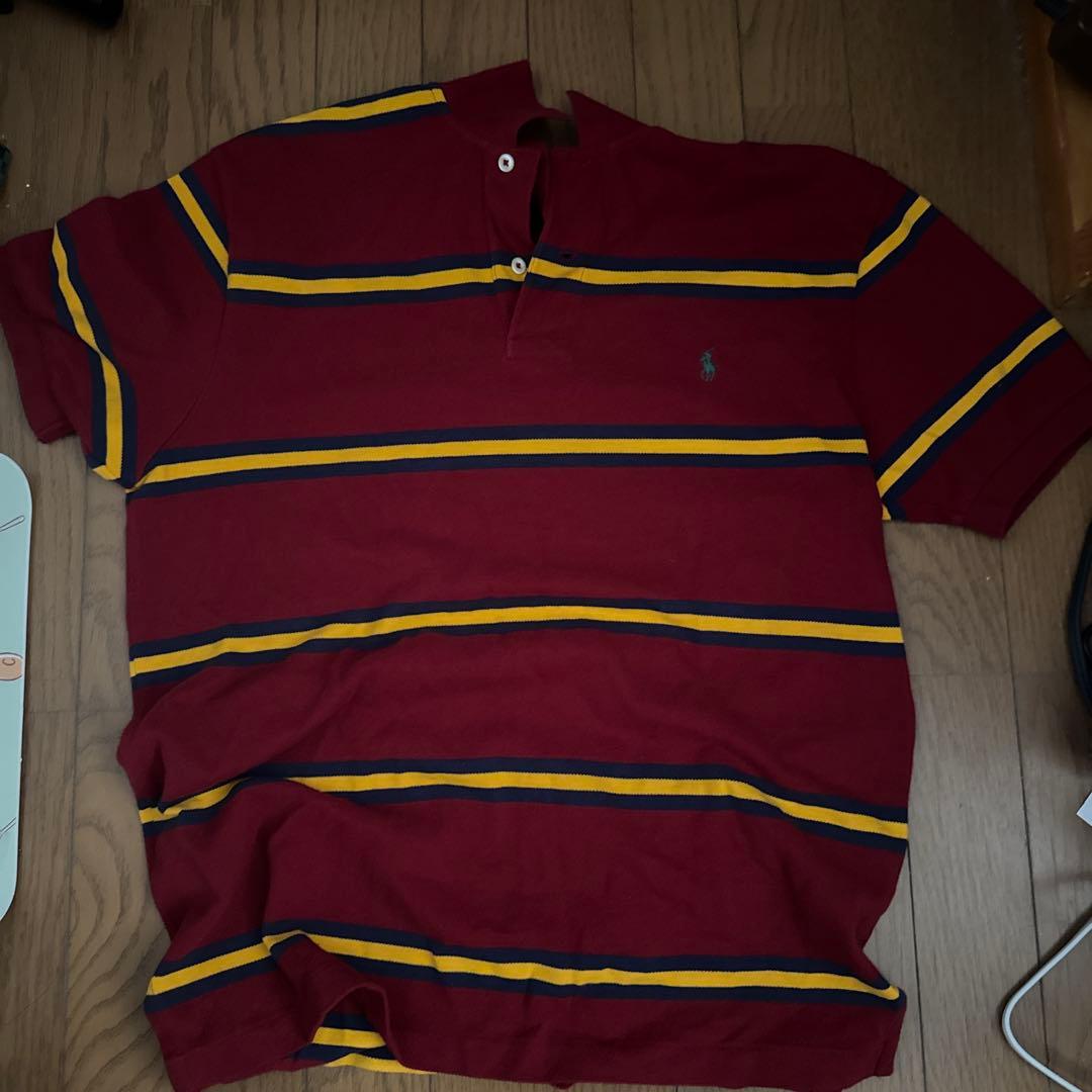 希少カラーPolo by Ralph Lauren ストライプ ポロシャツ M - メルカリ
