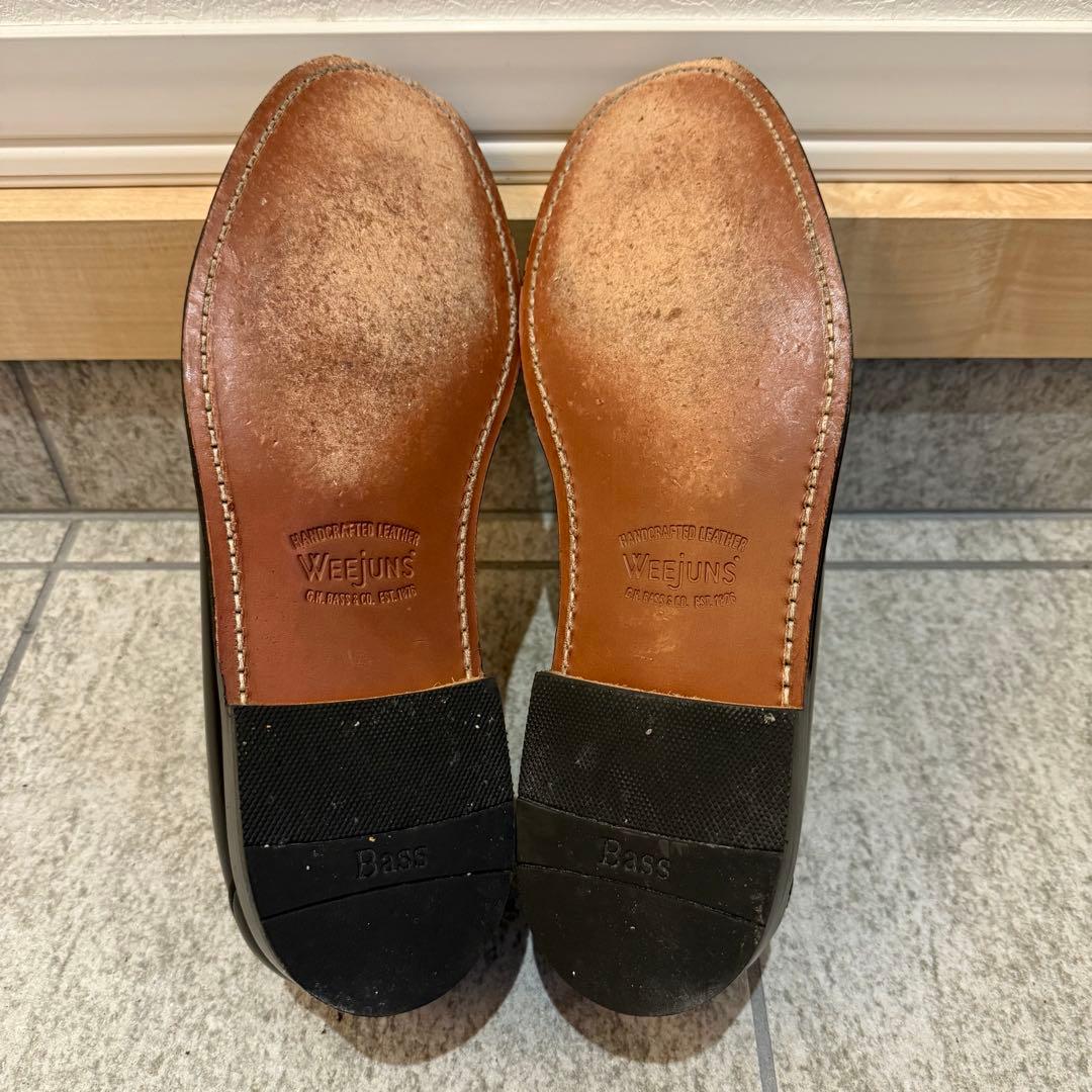 の　G.H.Bass Weejuns LARSON ローファー ブラック