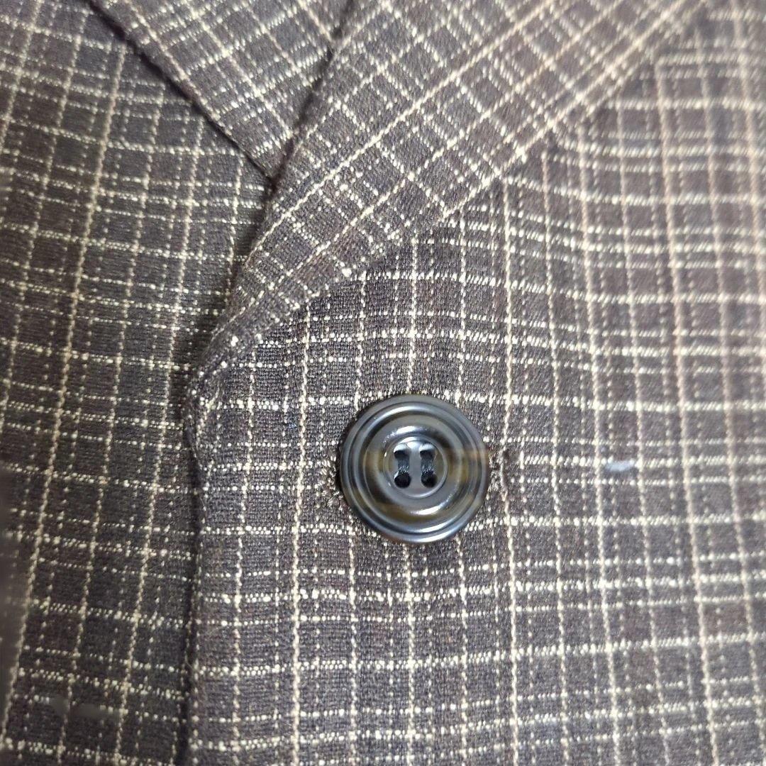 ムッシュニコル セットアップ 小林由紀夫 チェック カジュアルスーツ