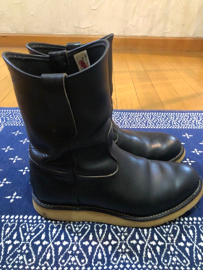 良品】90sレッドウィング 廃盤8169 ブラック ペコス 7E エンジニア