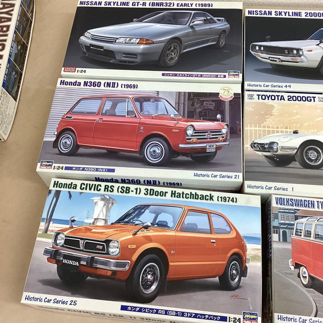 ハセガワ 1/24スケール 旧車・名車プラモ9個セット 未組立品 - メルカリ