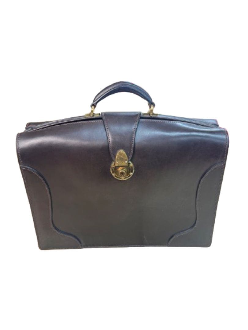 万双 三つマチダレスバッグ ブライドルレザー ビジネスバッグ ダークブラウン ブライドル 三つマチダレス | 万双公式オンラインショップ