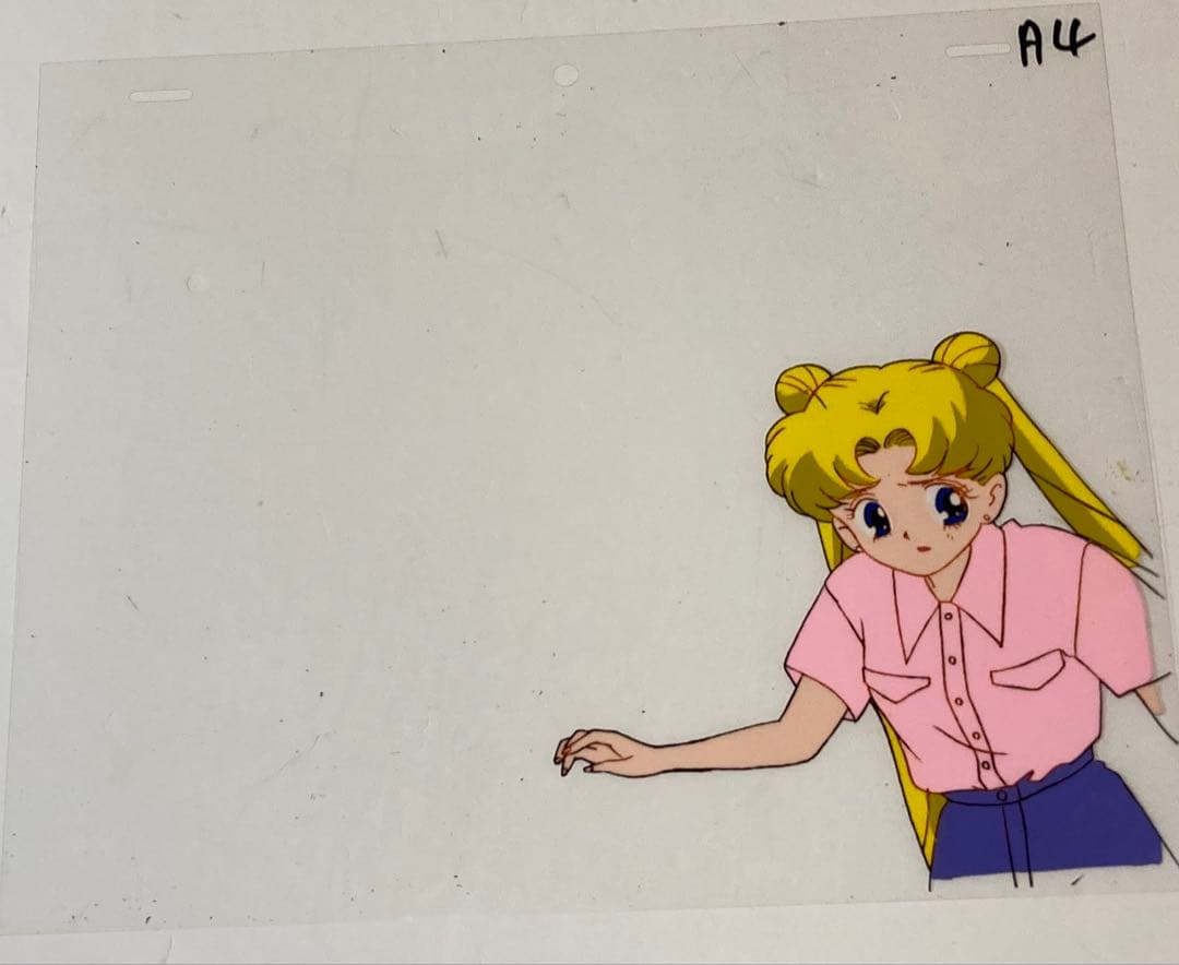 d３８　美少女戦士セーラームーンセル画【月のうさぎ】背景・動画付き