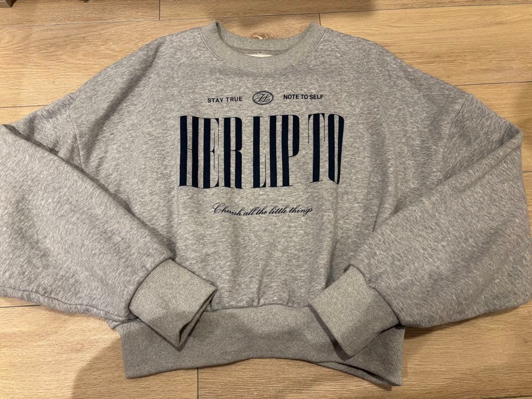 herlipto Cherish Oversized Sweatshirt - メルカリ