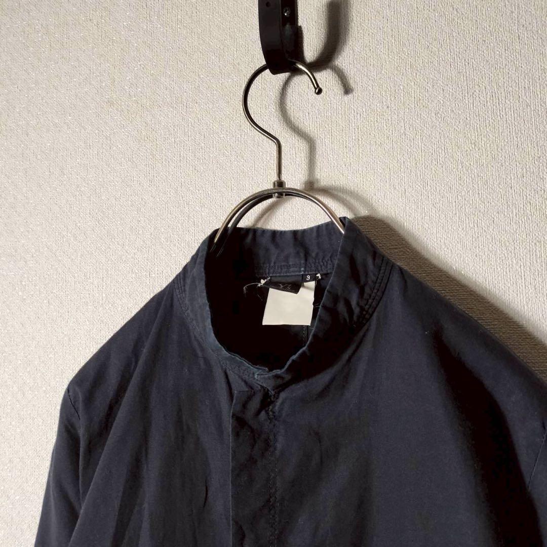 ワイズ Y's ヨウジヤマモト スタンドカラーシャツ コットン 綿 比翼