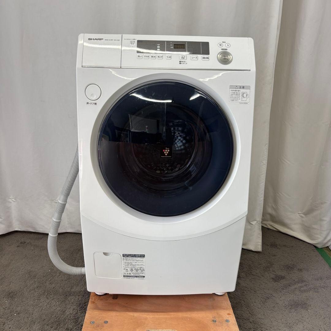 R89942 ドラム式洗濯機 SHARP 10キロ 右開 安い 綺麗 設置無料 - メルカリ