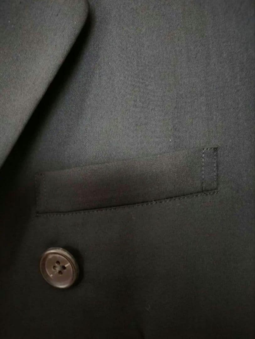 yohji yamamoto pour hoome美品背抜きダブルスーツ丸文字 - メルカリ