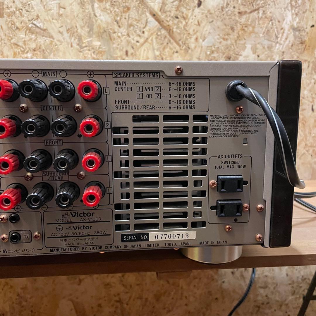 Victor AX-V1000 AVアンプ ビクターの通販｜myactioneducation.org