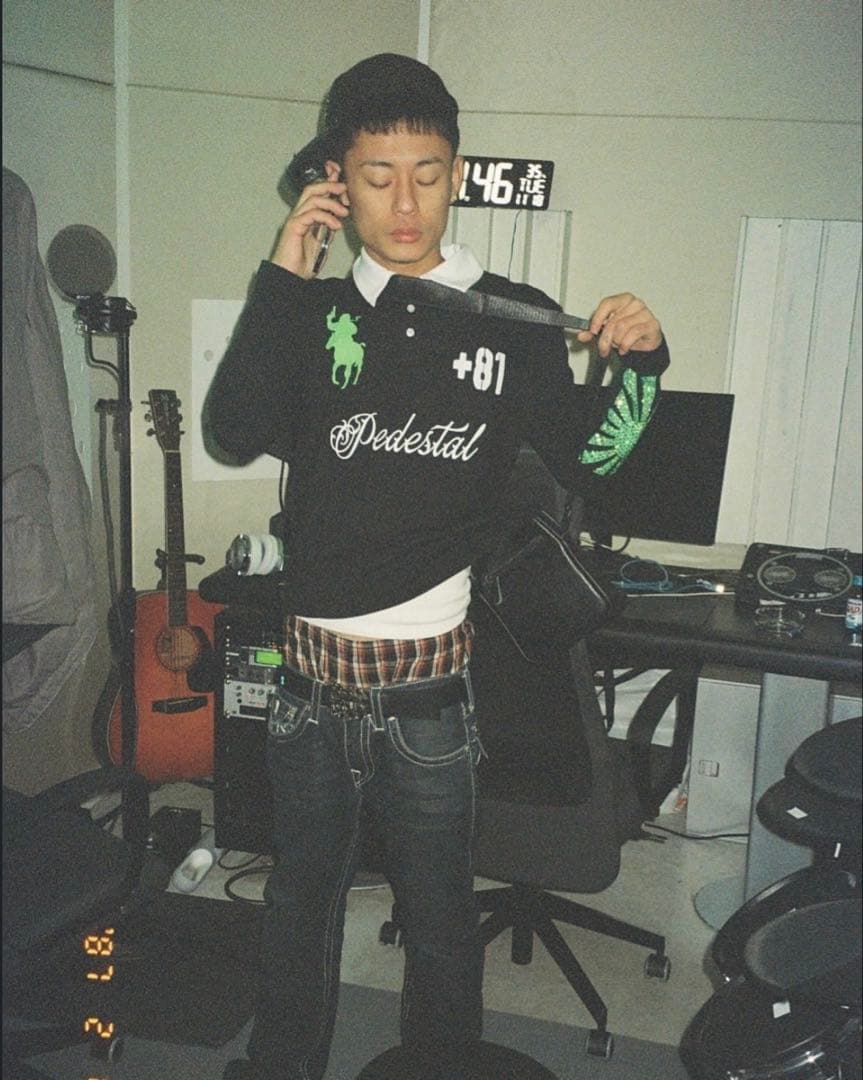 flexwitme DAB Brrrsos着用Pedestal ポロシャツ - メルカリ