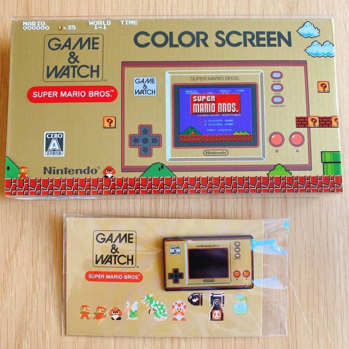 ゲーム&ウオッチ スーパーマリオブラザーズ 【限定】オリジナルピンズ 同梱) 81c8b4c396f46dda4cfe3b1eeca45c