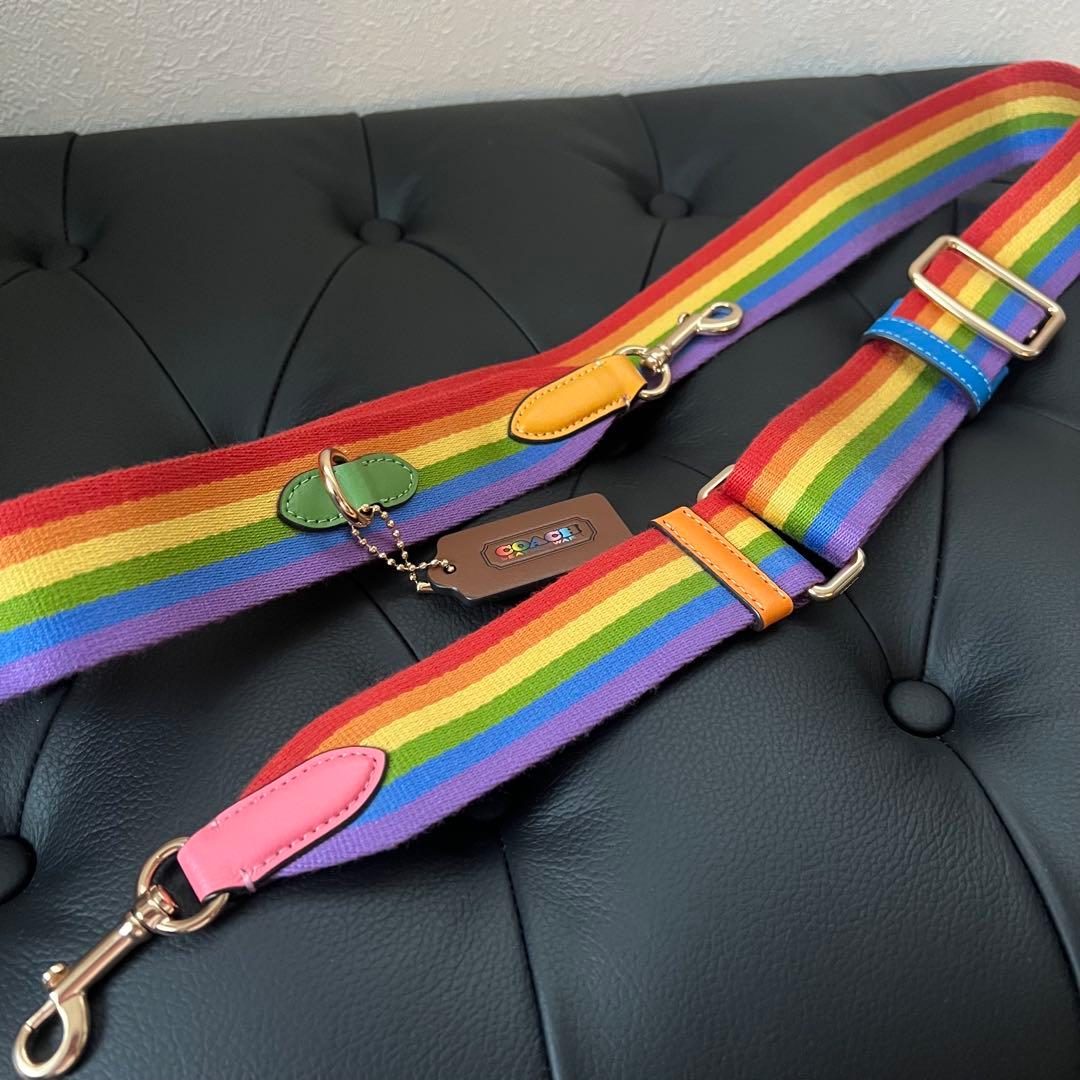 コーチ レインボー COACH ショルダーバッグ クロスボディ マルチカラー