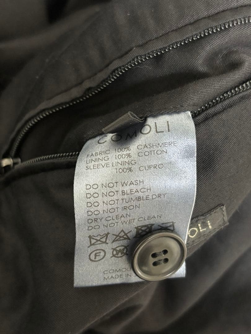 COMOLI カシミヤ 製品染めダッフルコート 2024AW - メルカリ