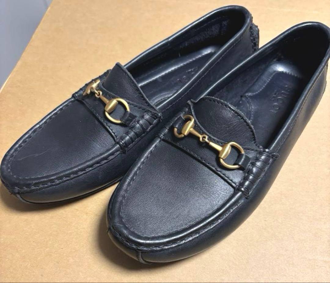 GUCCI ビットローファー ブラック　38（24.5cm）
