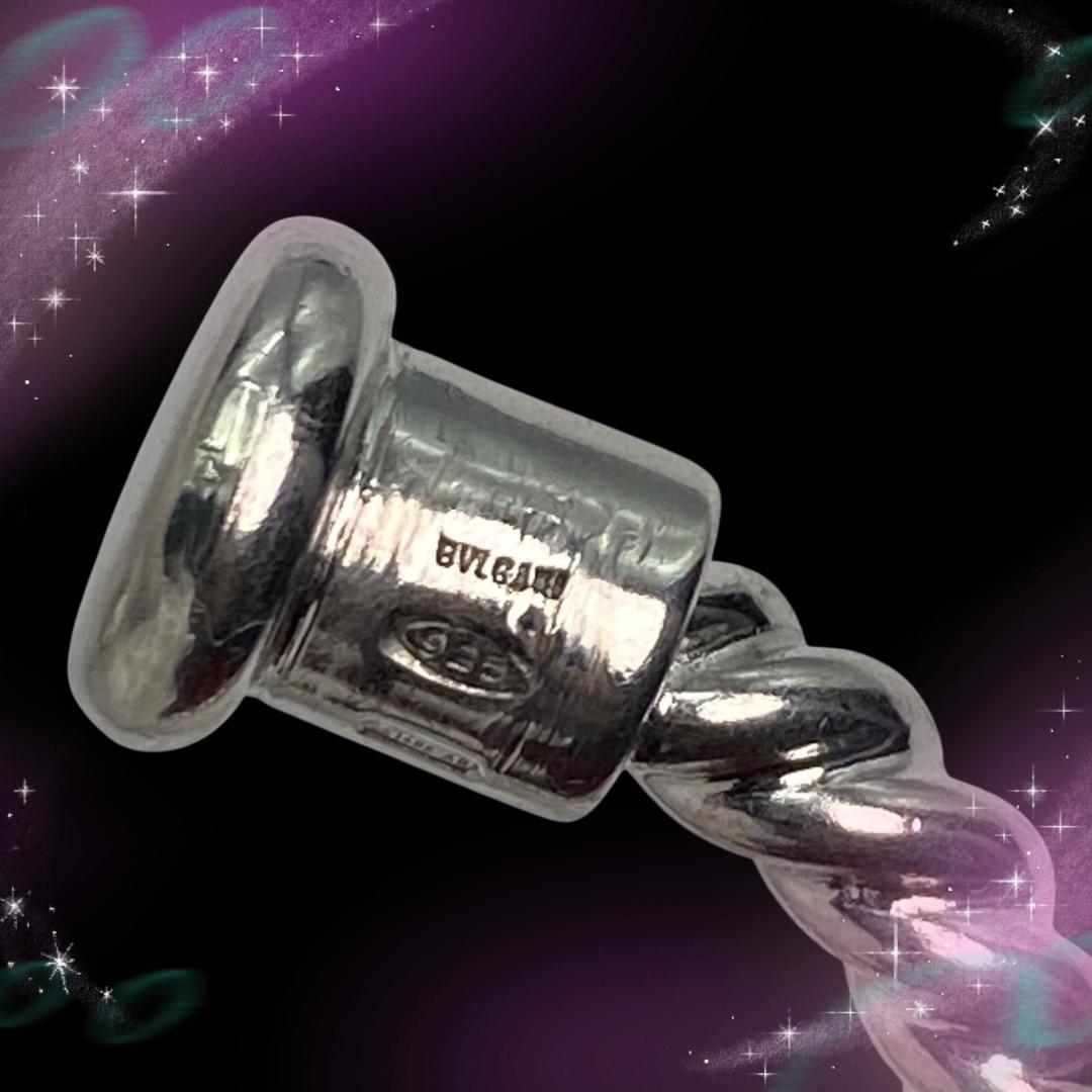 《美品》 ブルガリ　キーリング　ツイストループ　SV925