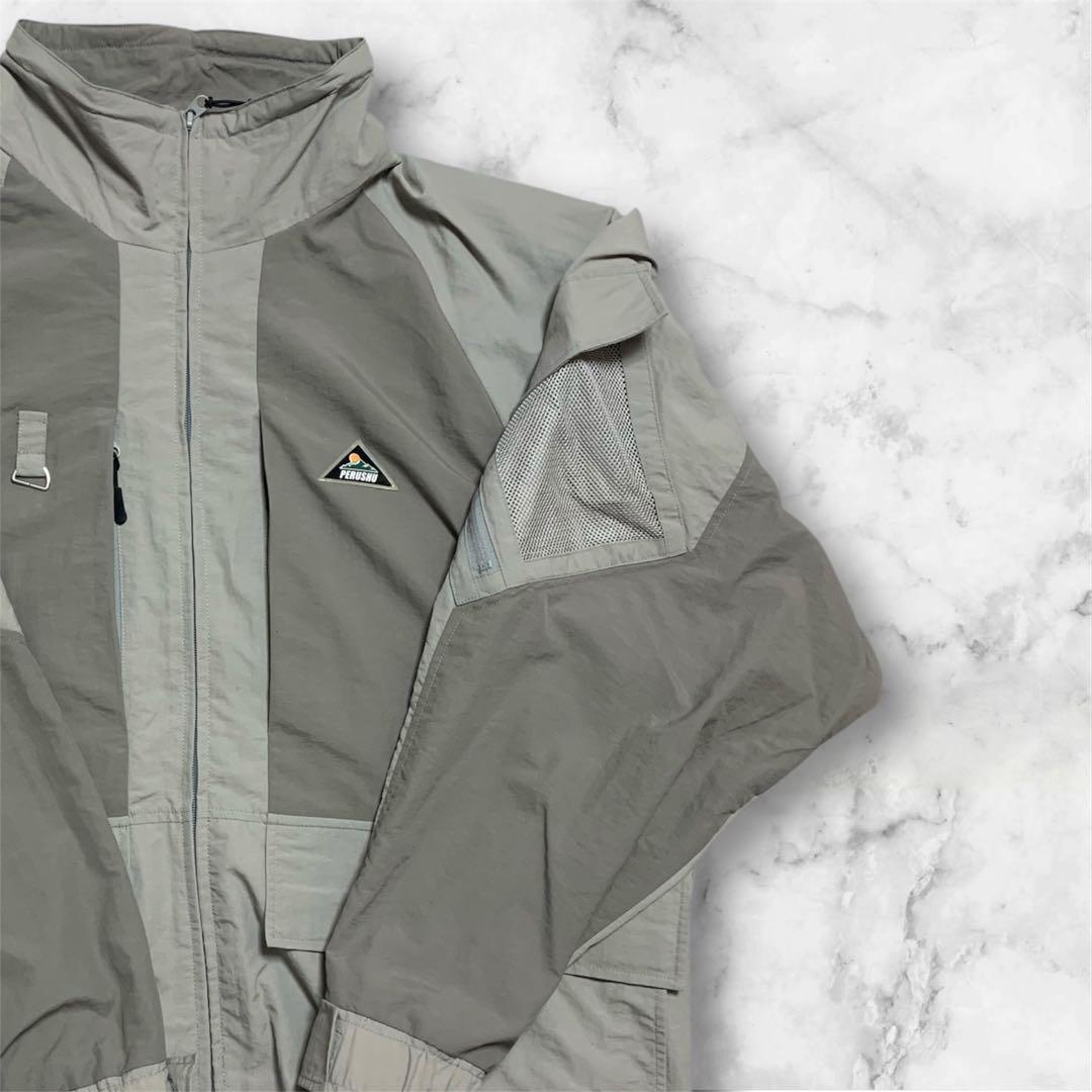 perushu】ナイロンジャケット ブルゾン アウター - メルカリ