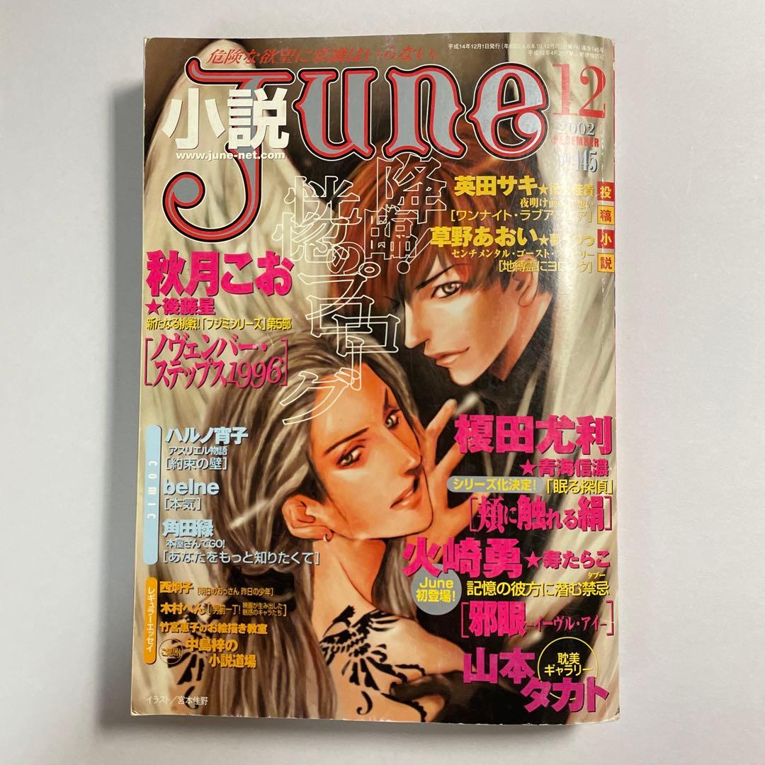 小説JUNE 2002年12月号 vol.145 ジュネ BL 雑誌 - メルカリ