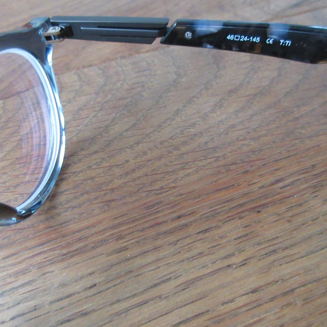 Yohji Yamamot ラウンド型眼鏡 46□24-145 2024年 美品 - メルカリ