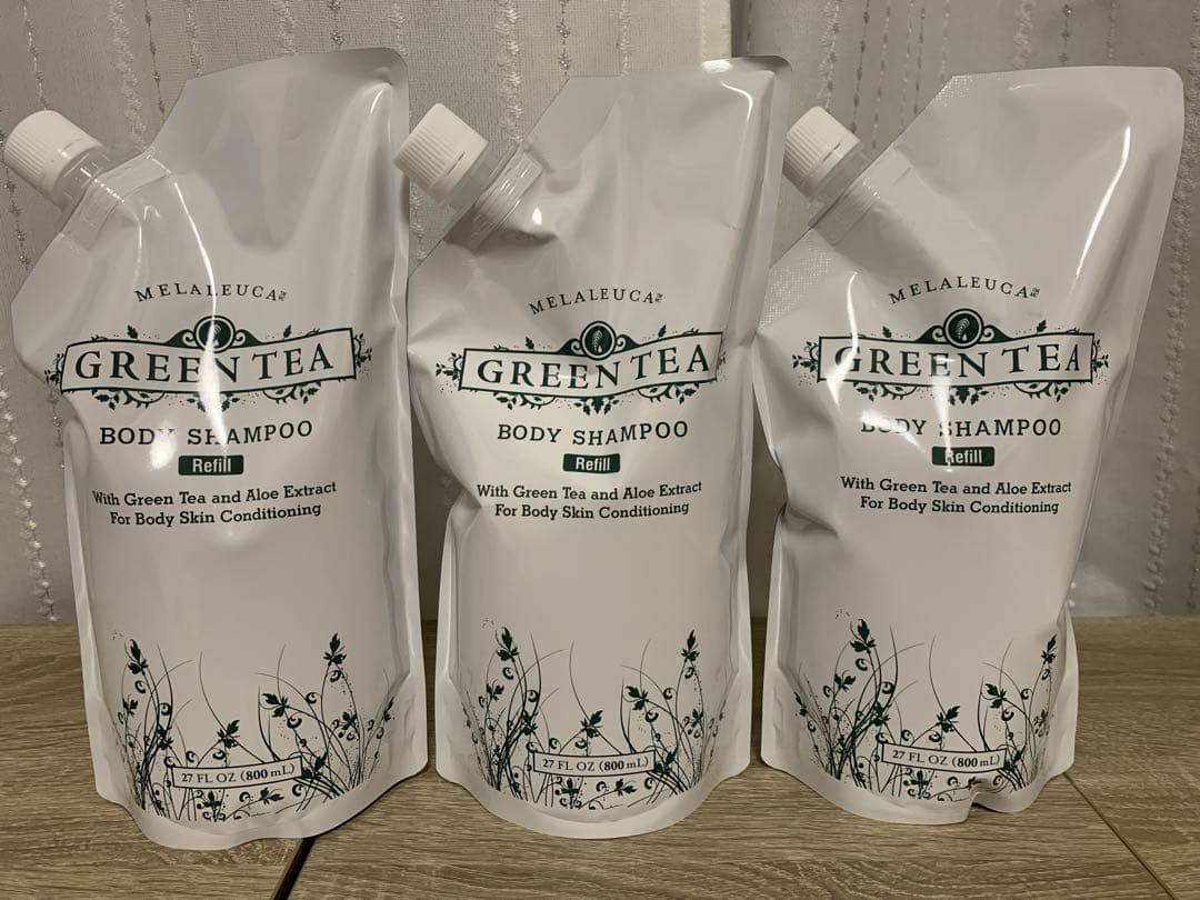 早い者勝ち✧*メラルーカ グリーンティー ボディシャンプー 詰め替え 3個セット メラルーカ ボディーシャンプー つめかえ用
