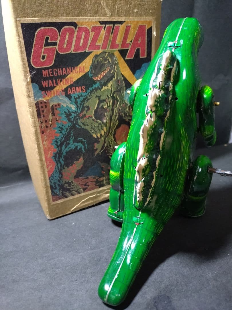 ビリケン製ブリキのゴジラ - メルカリ