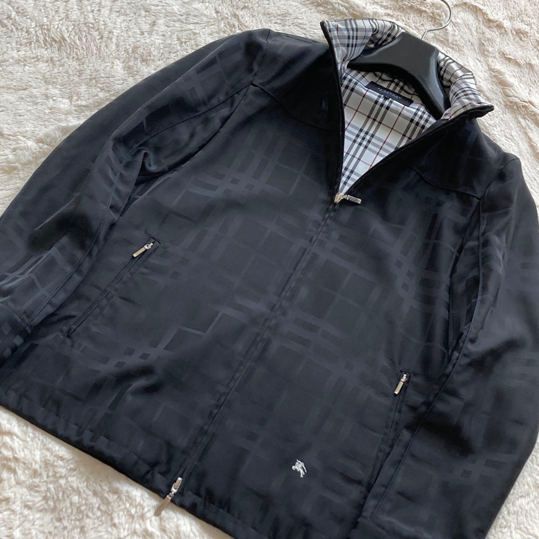 極美品】バーバリーブラックレーベル シャドウチェック ブルゾン