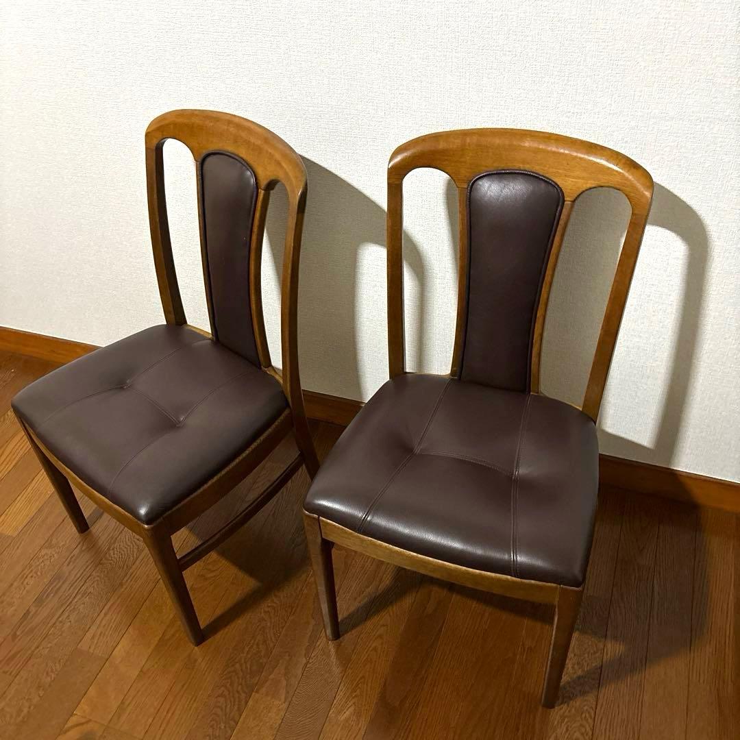 ⭐️karimoku ベージュ ダイニングチェア 2脚セット⭐️